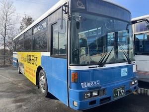 案内表示切替スイッチ：熊本200か172号車（九州産交バス）