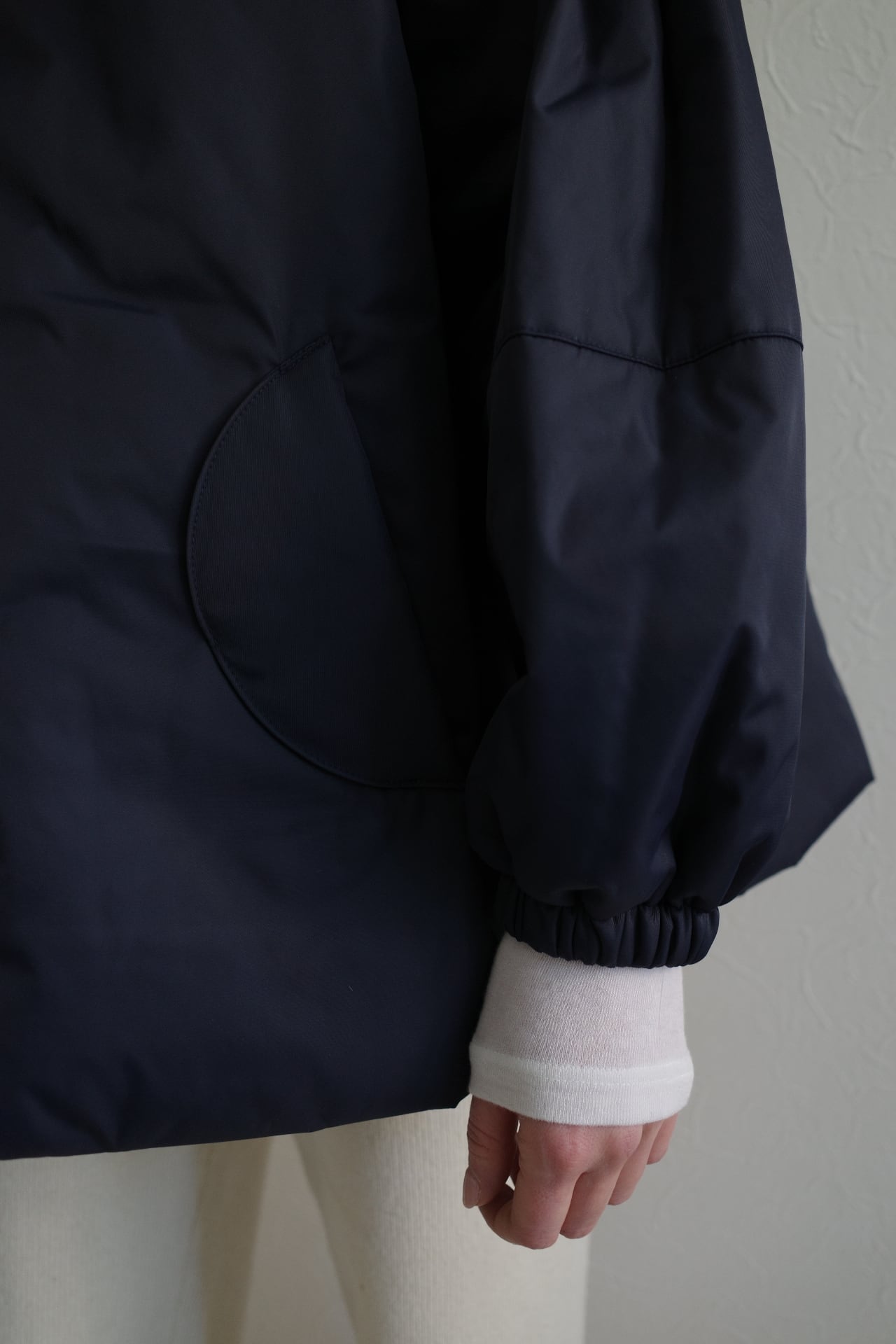 撥水 tent batting light blouson (navy) | e L L a 