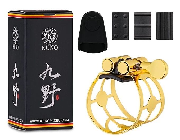 アルトリガチャー KUNO KL-952' KL-952◇ KUNO リガチャー ゴールド◇アルトサックス用【送料無料