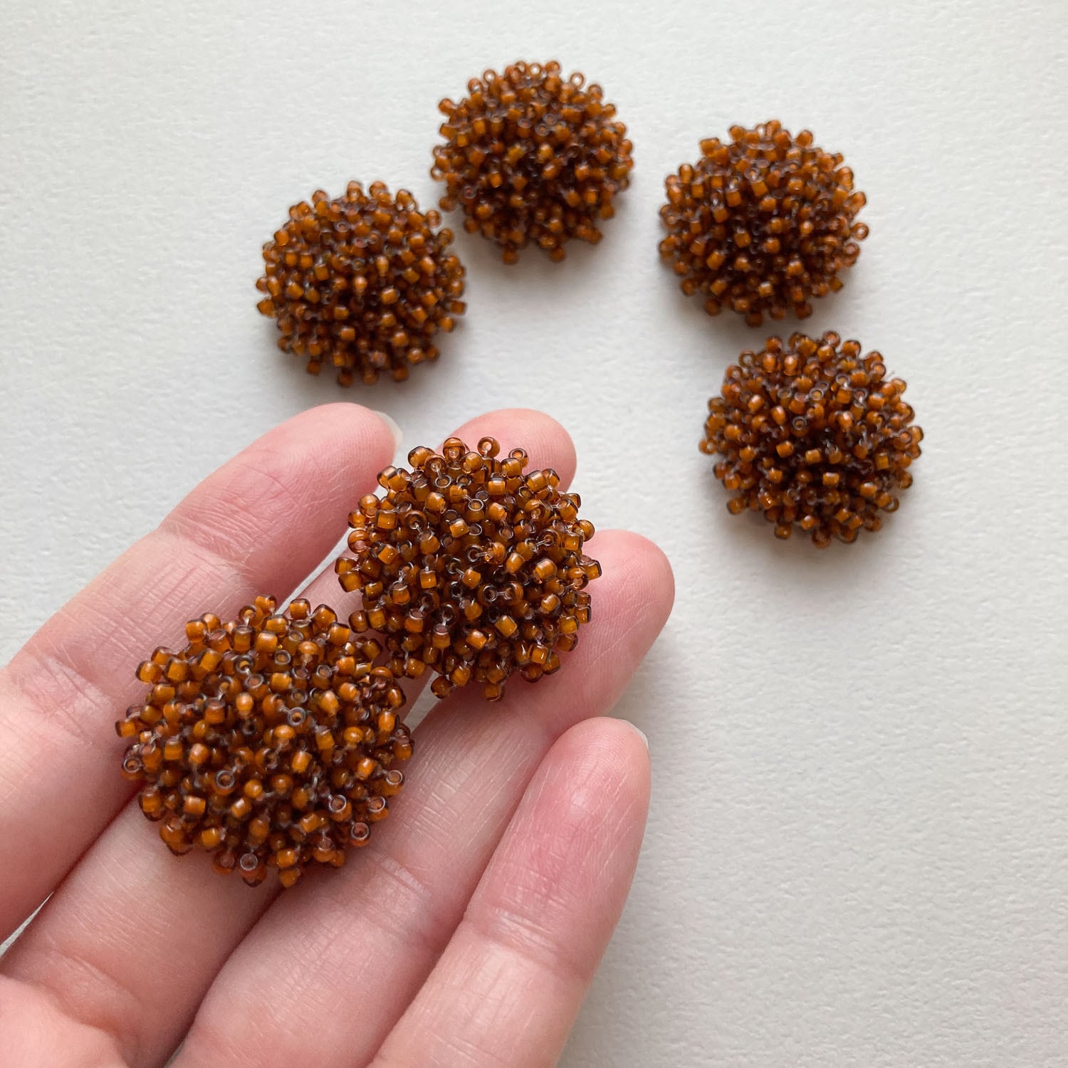 まい様　No.534 他　カボションのみ　計10点 再入荷〉Duaオリジナル ビーズカボションM（25mm） | Dua-アクセサリー