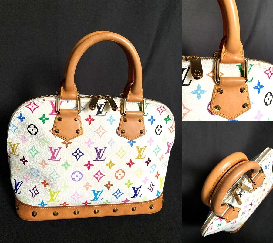 美品 LOUIS VUITTON 定価30万 ルイ ヴィトン マルチ ブロン アルマ PM