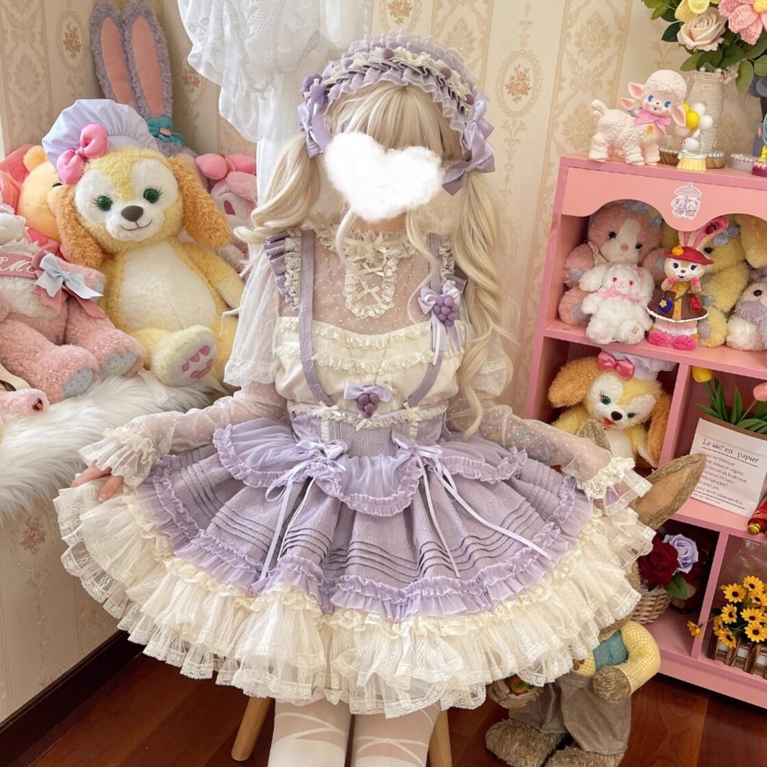 ゴスロリ通販 With U ファッション ブラウス 水玉 透け感 夢かわいい 