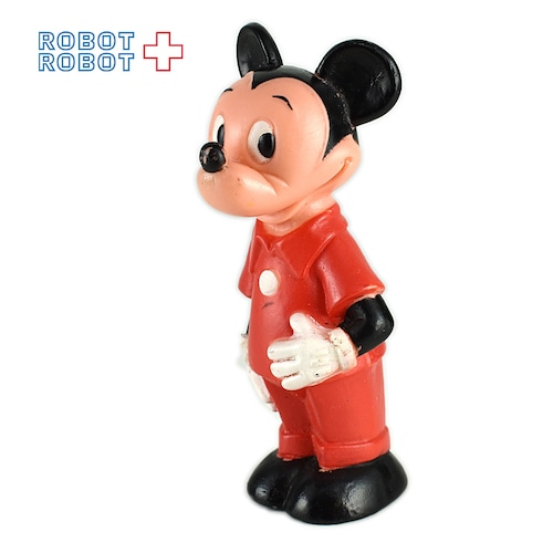 ミッキーマウス 赤スーツ ソフビフィギュア