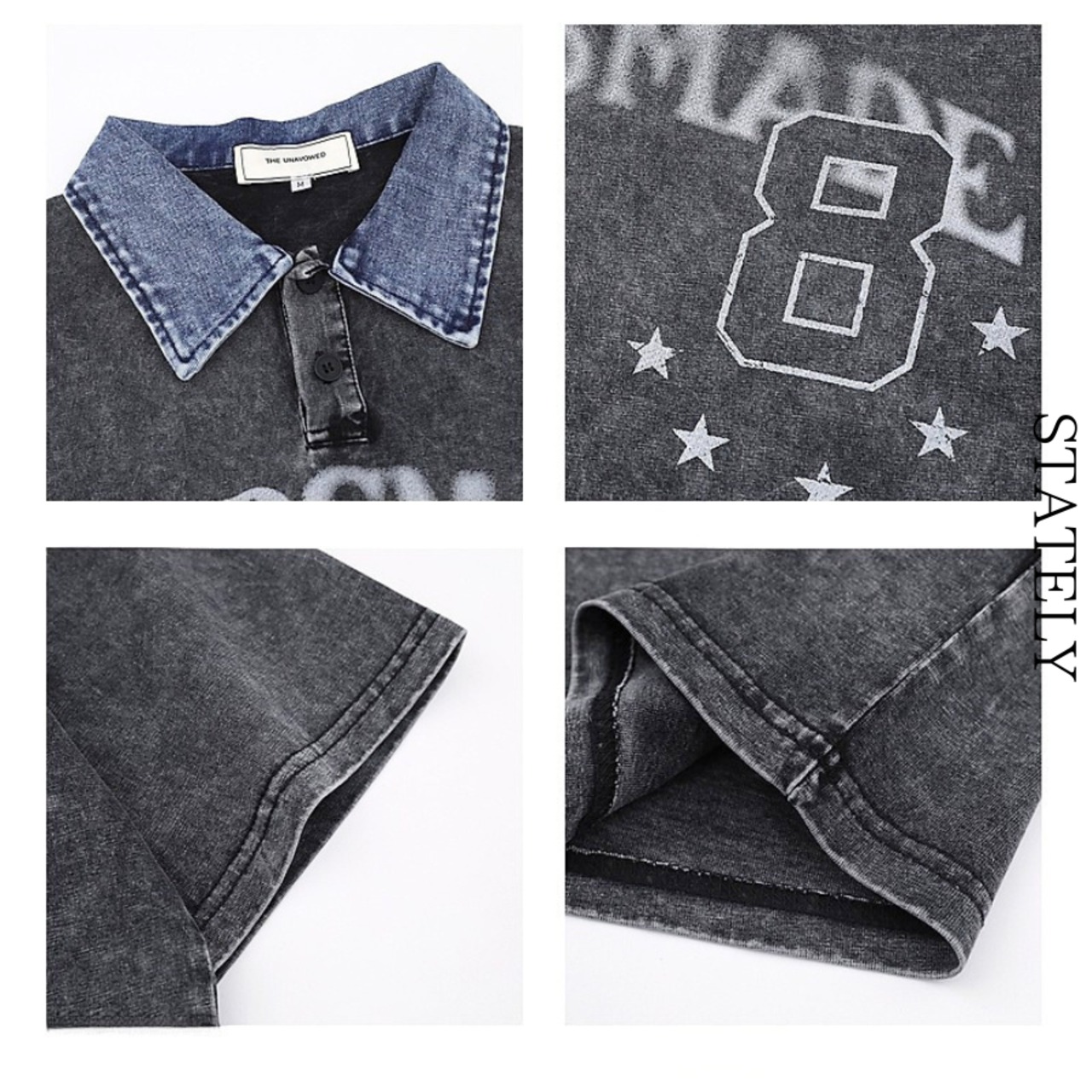 Vintage Wash ポロシャツ_T129・画像3