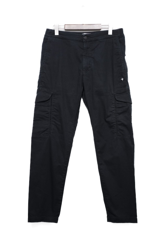 23SS "STONE ISLAND" Cotton Nylon Easy Cargo Trousers