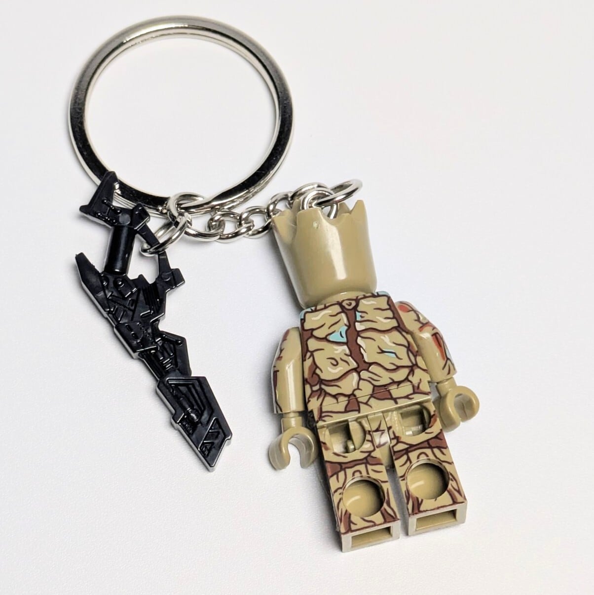 ☆ブロックフィギュアキーホルダー☆【 ガーディアンズ・オブ・ギャラクシー / アベンジャーズ 】 グルート / MARVEL〚アメリカン雑貨 アメトイ〛