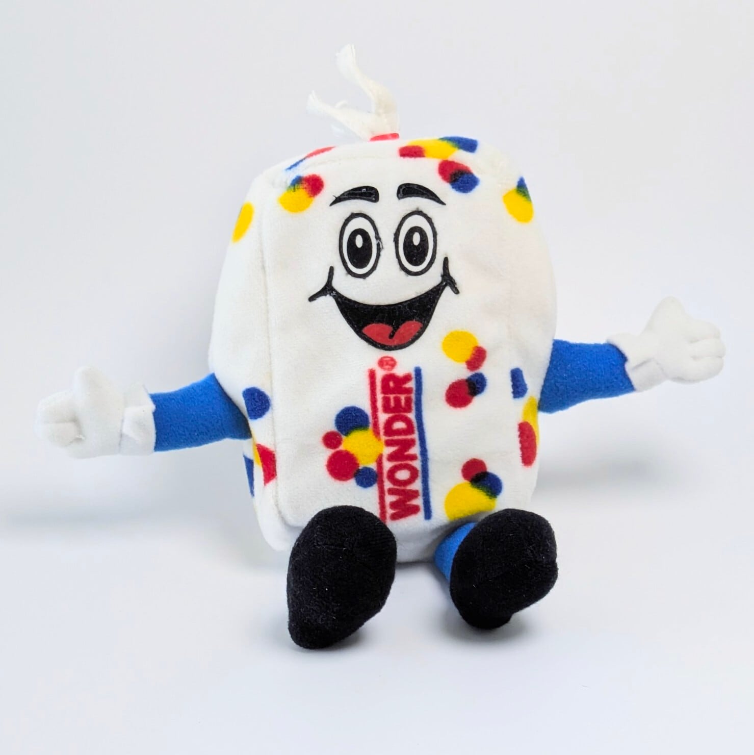 ☆ VINTAGE 1999 ☆【 Wonder Bread ( ワンダーブレッド ) 】Snackin Friends『 フレディ・ザ・フレッシュガイ 』ビーンぬいぐるみ / プラッシュ plush〚アメリカン雑貨 アメトイ〛