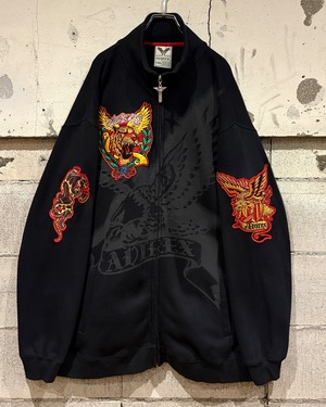【Caka otto】 “OLD AVIREX” Special Wappen Loose Zip Up Sweat Jacket