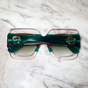 GUCCI big frame glasses " sherry line "