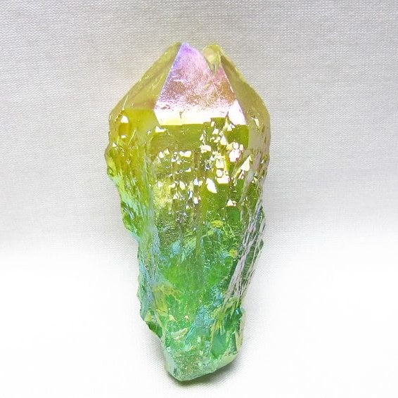 オーラクリスタル 原石 マルチカラー エレスチャル オーラ水晶 一点物