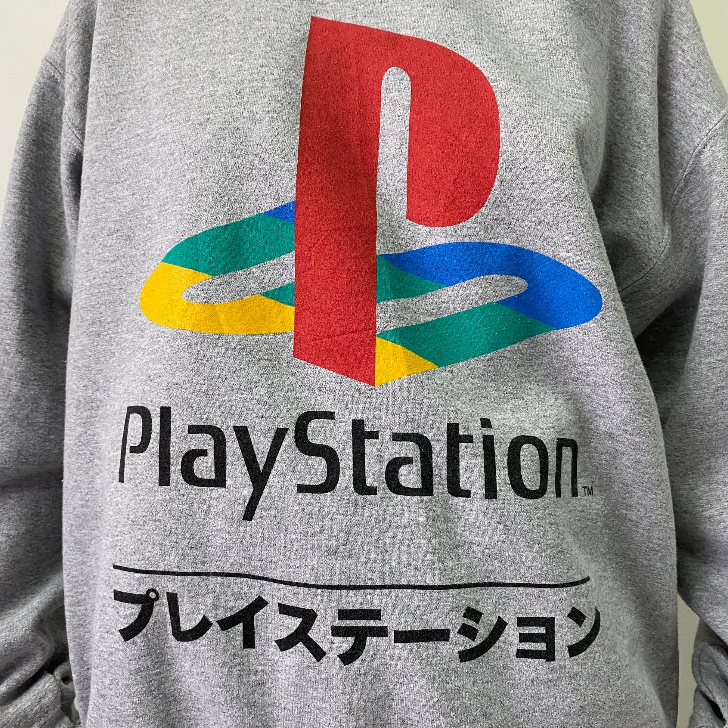 PlayStation プレイステーション ゲーム ロゴ プリント スウェット 