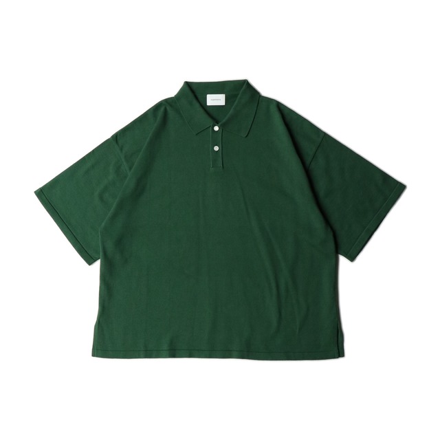 【LAST1】Big knit polo(Green)