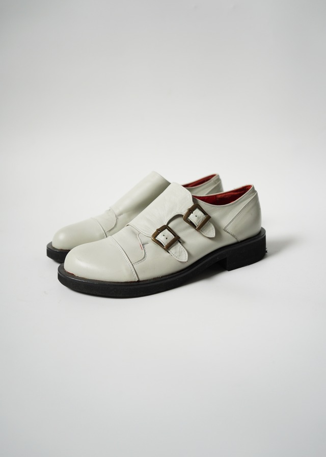 Jean Paul GAULTIER double monk strap shoes
