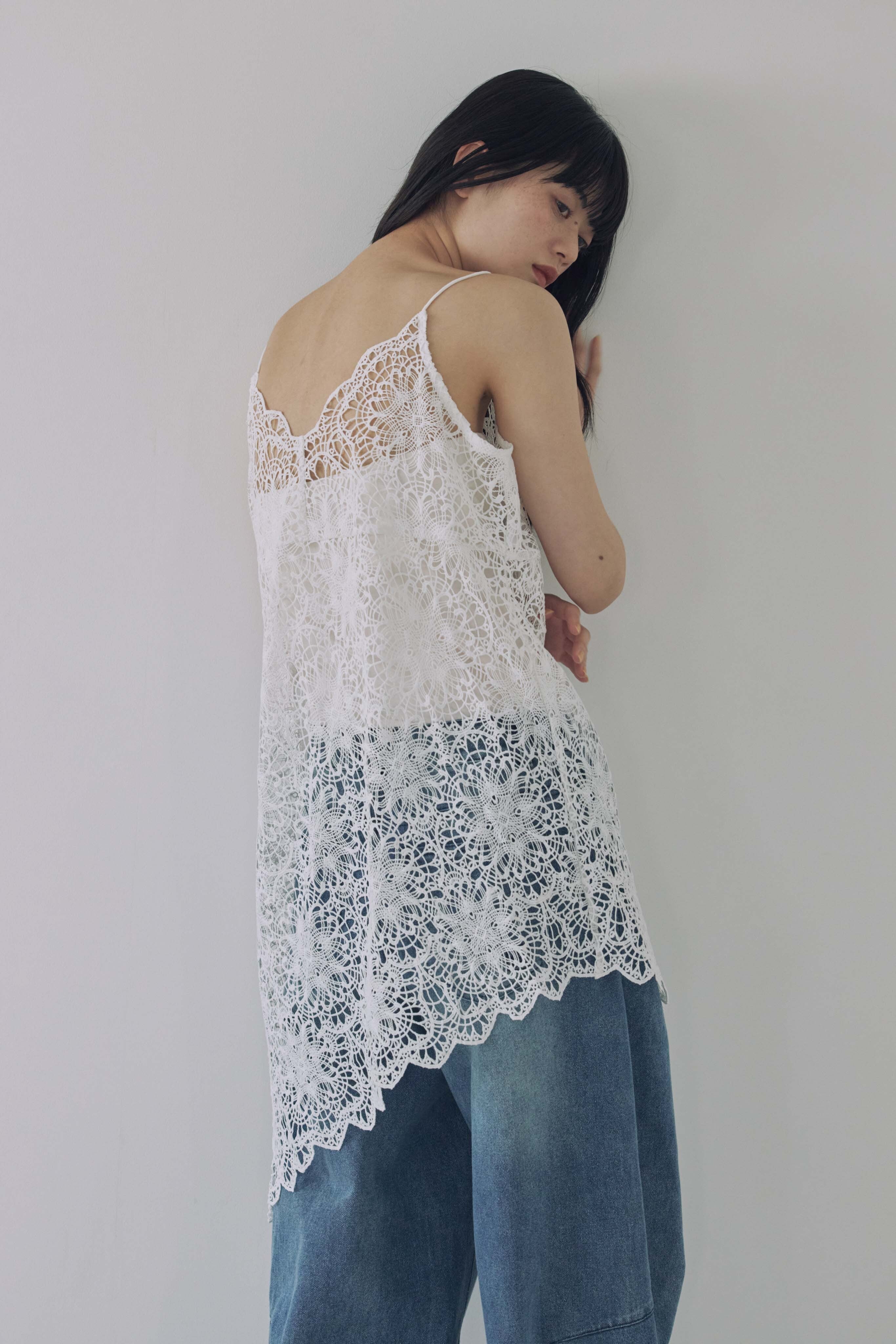 DU260536 2Way Lace Camisole【Re Stock】 | dium.