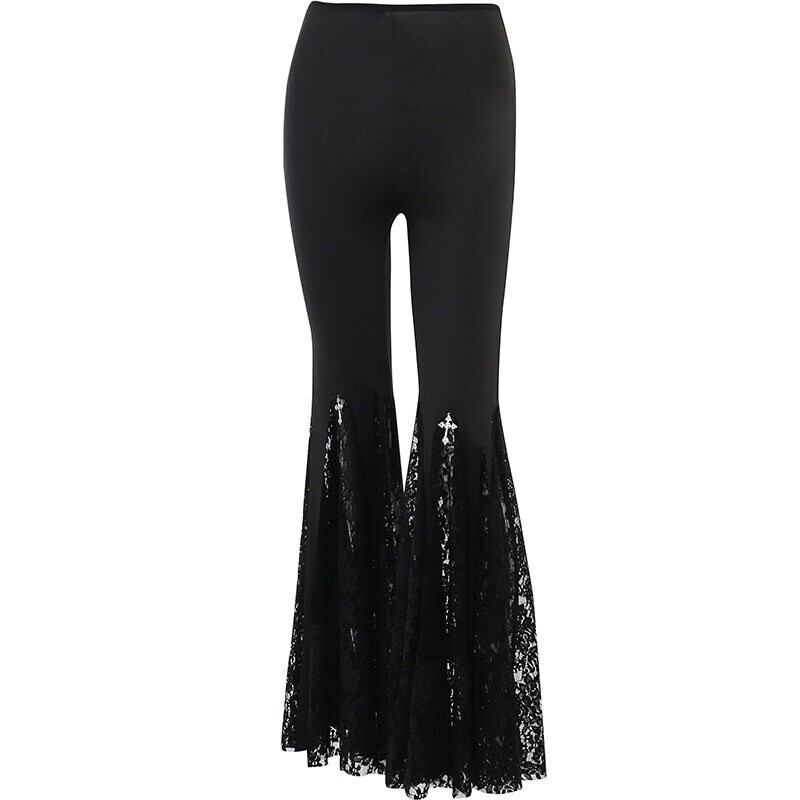 Lace flare pants r0170