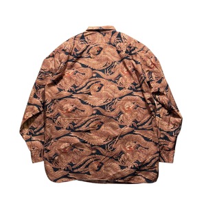 vintage FERRE JEANS dragon pattern shirt