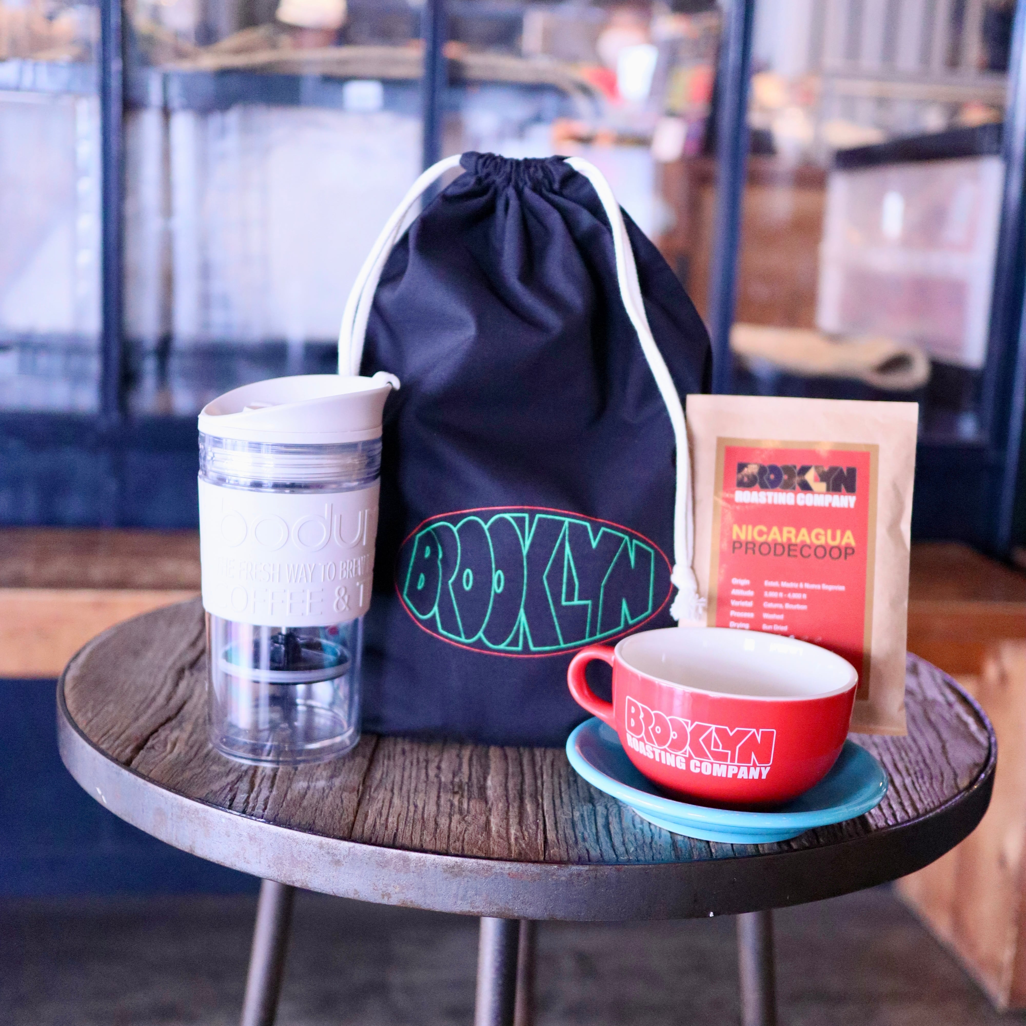 #3 COFFEE STARTER KIT (TRAVEL PRESS COLOER WHITE)