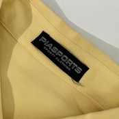 PIA SPORTS ピアスポーツ 刺繍デザイン 長袖シャツ 5/イエロー メンズ ビンテージ