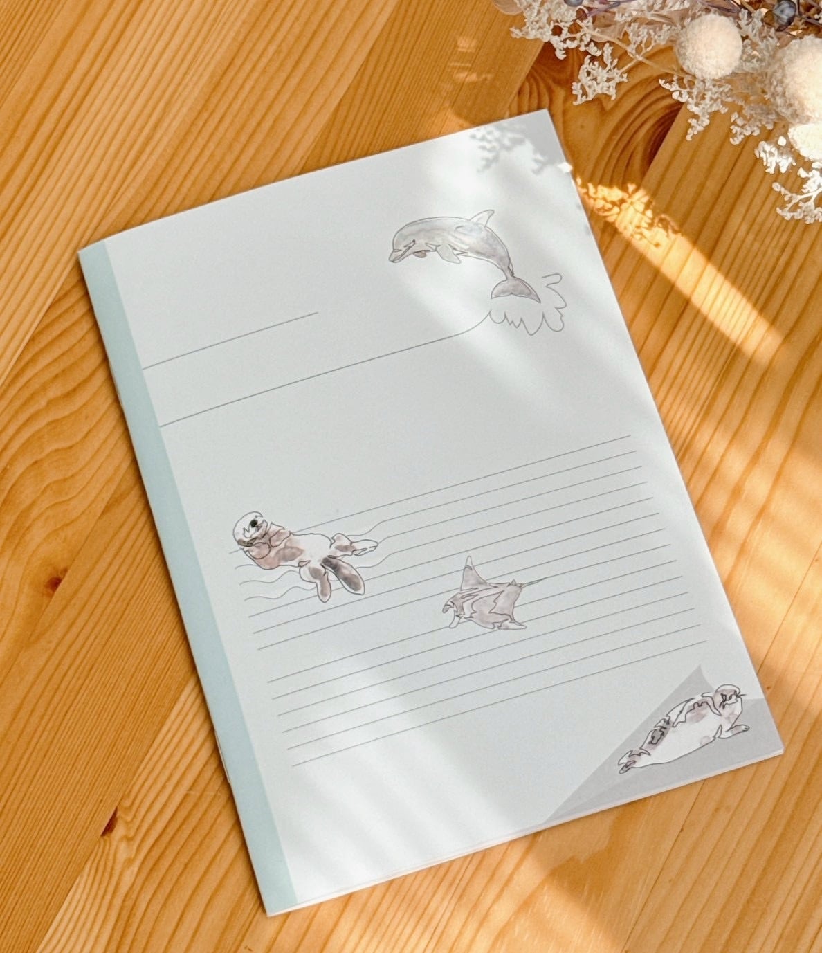 【minaco sakamoto】A5ノート・海の生き物