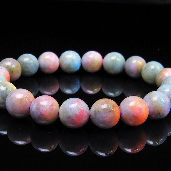 ハックマナイト ブレスレット 10mm 一点物 メール便可 111-49313