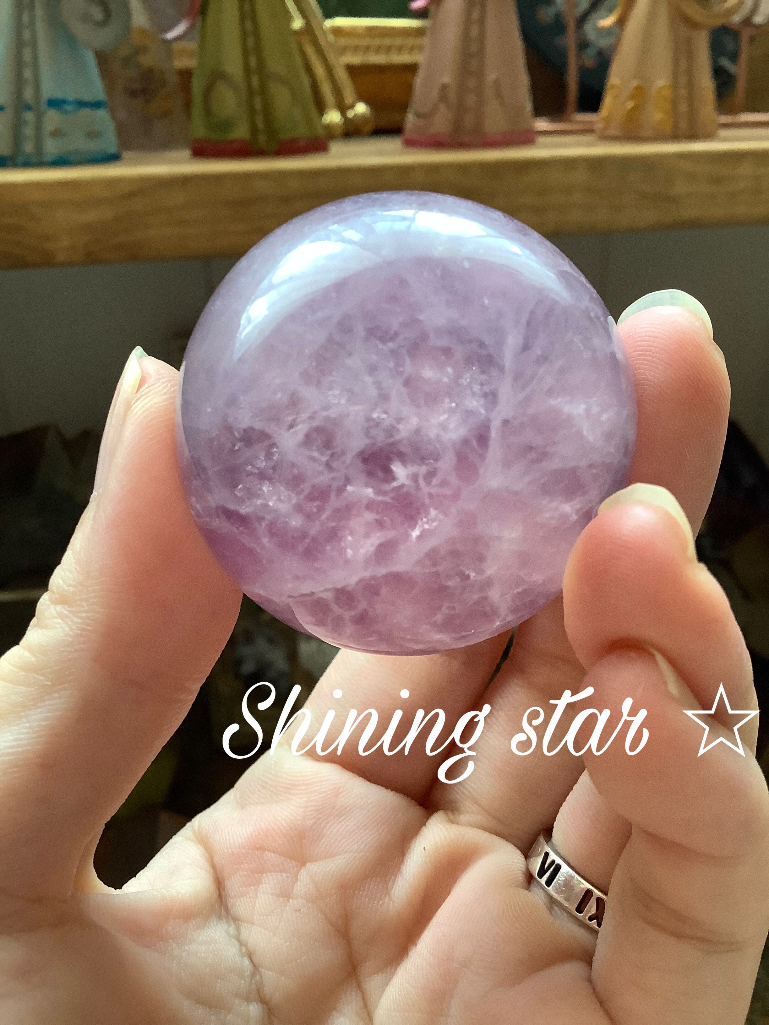 パープル✴︎マイカinフローライトスフィア | shining starry✴︎