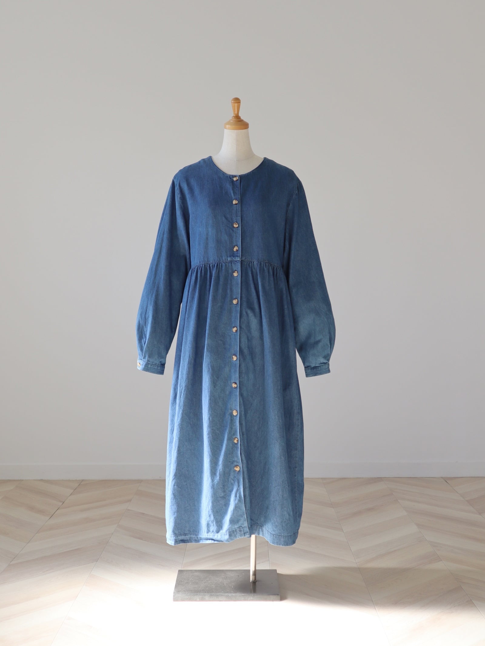 ●Talbots dungaree denim dress