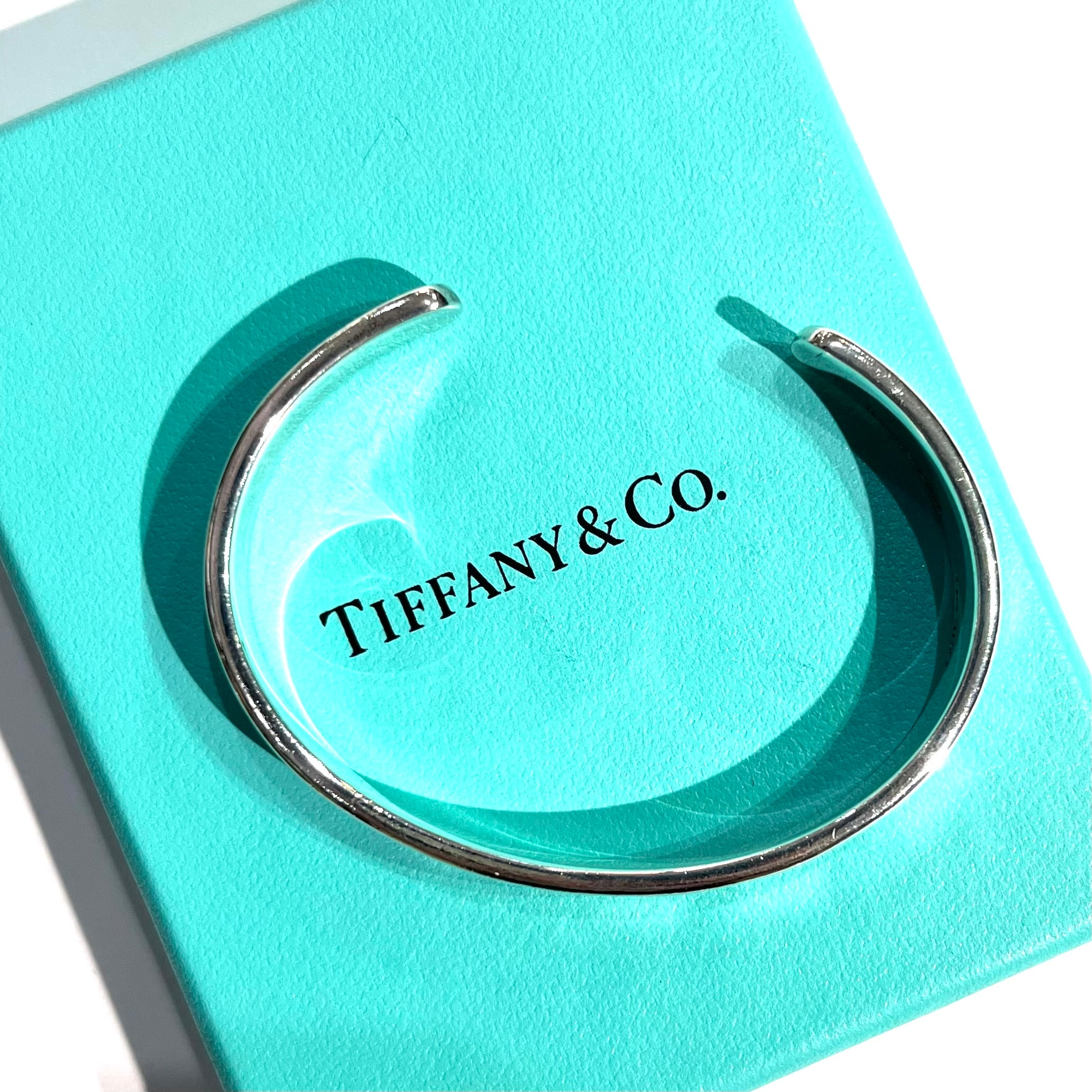 TIFFANY&CO】t1990 アトラス オープンバングル／シルバー925／洗練