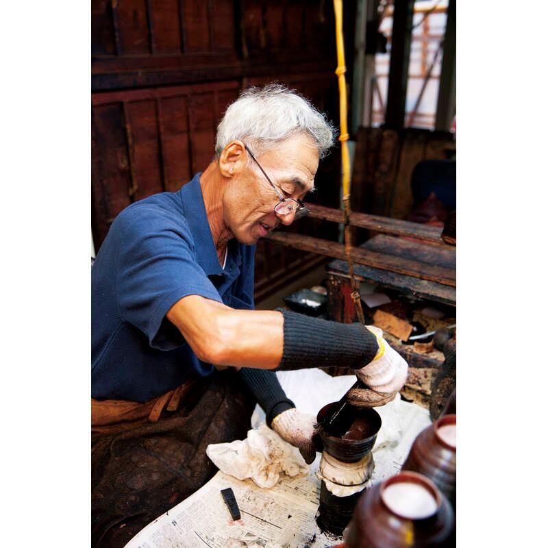 会席膳 木製 漆塗り 根来 曙塗 三枚 尺ニ ヴィンテージ 木製 会席膳