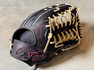 2026年限定モデル【TEPPEN】硬式用グローブ 外野手用　TTY  ブラック　至極仕上げ加工