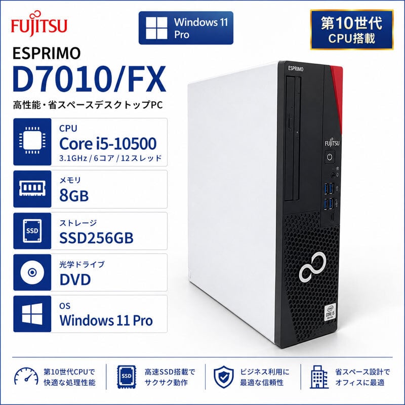 Windows11 25H2 第9世代CPU搭載 高速SSD使用 ☆ HP ProDesk 400 G6 SFF