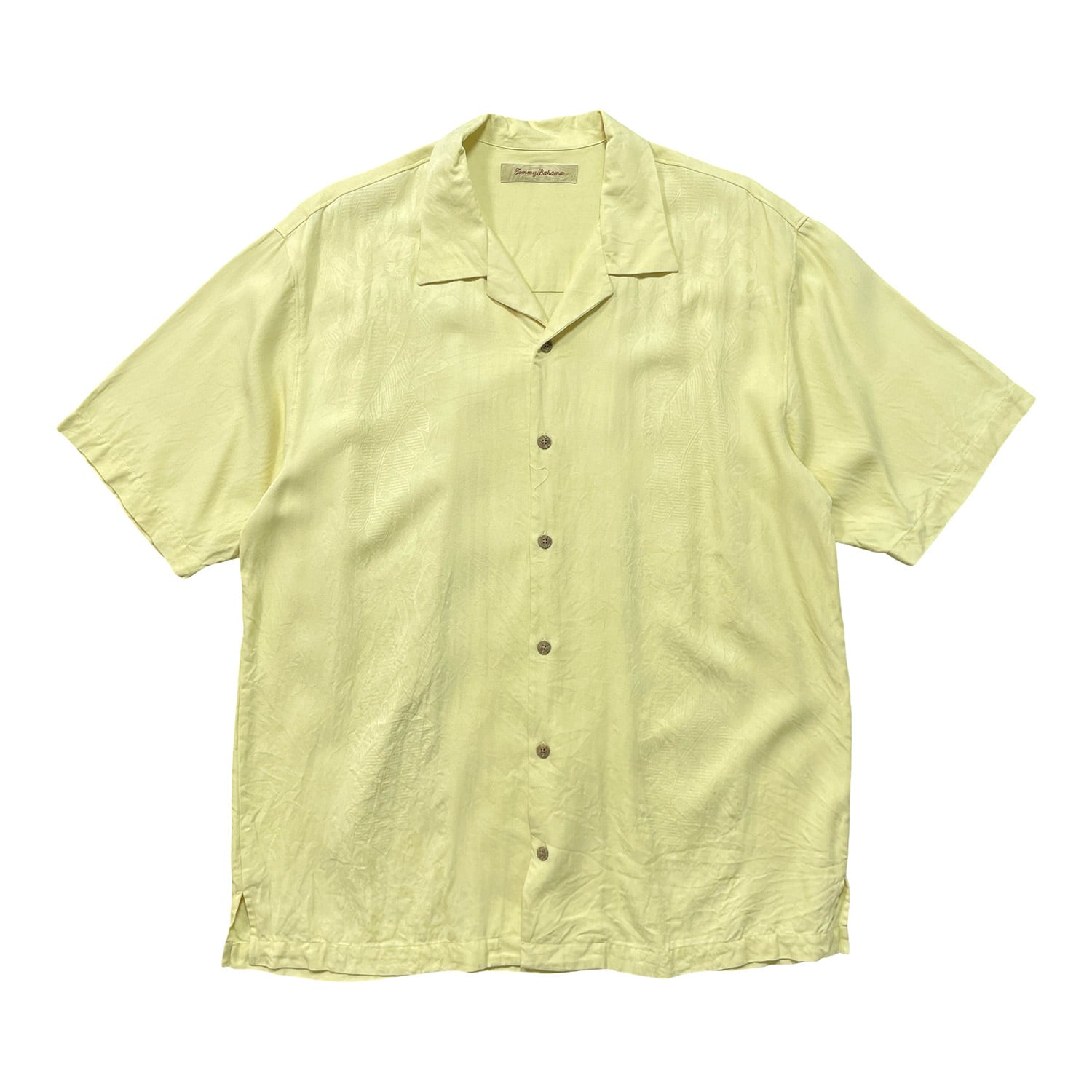 USA 古着 Tommy Bahama トミーバハマ シルク ジャガード 開襟 アロハ