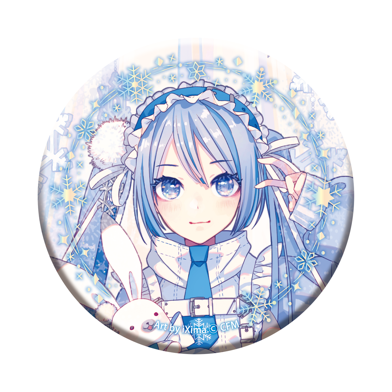 初音ミク 雪ミク SNOWMIKU2025 雪ミクスカイタウンジュエリー缶バッジ ジュエリー缶バッジ(iXima Ver.) | 雪ミク スカイタウン