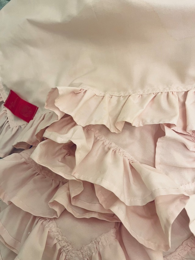 ベビーピンクのテーブルクロス（230919）