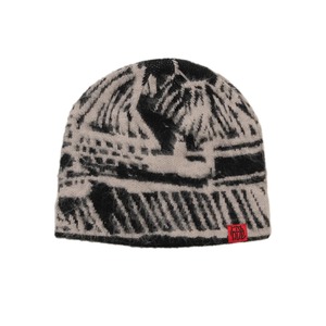 HODDLE MOHAIR LANDSCAPE BEANIE BLACK