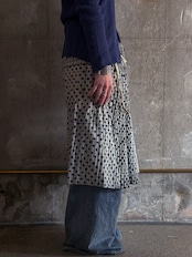 Bouyei tribe/Vintage batik pleated skirt