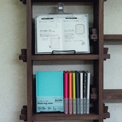 Multi-log note - 【ドット方眼・五段階評価】スパークリング / A6変形 / ハードカバーノート