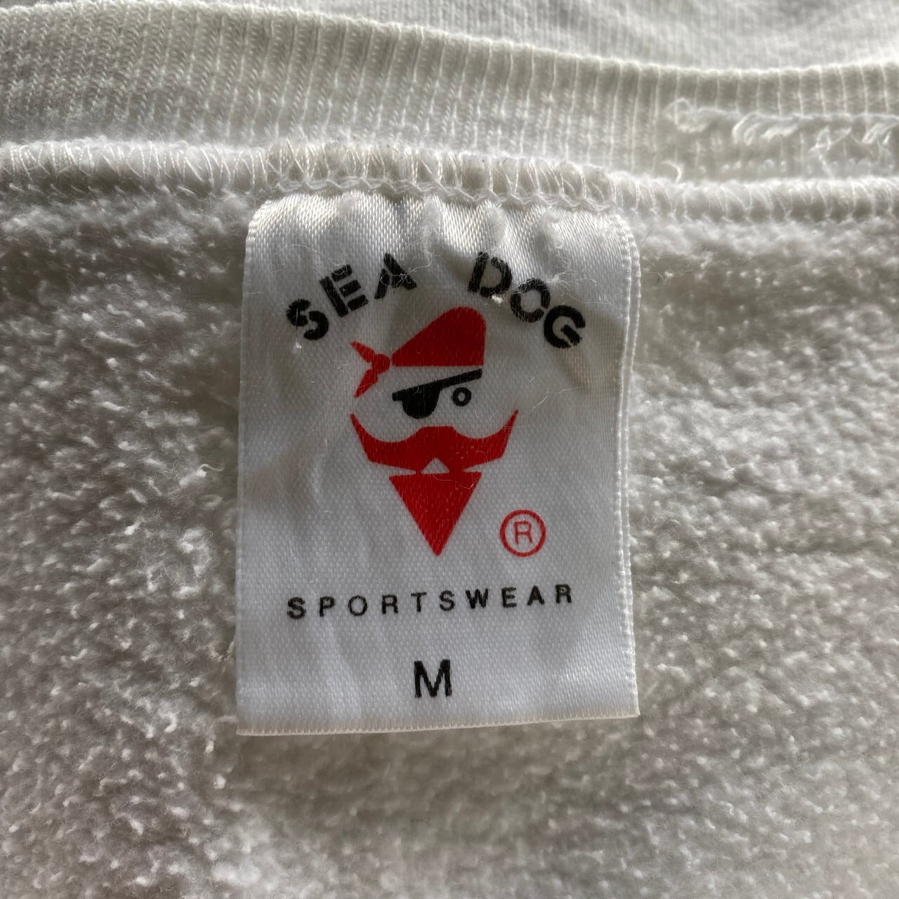 90年代 USA製 SEA DOG SPORTSWEAR アート プリントスウェット メンズM