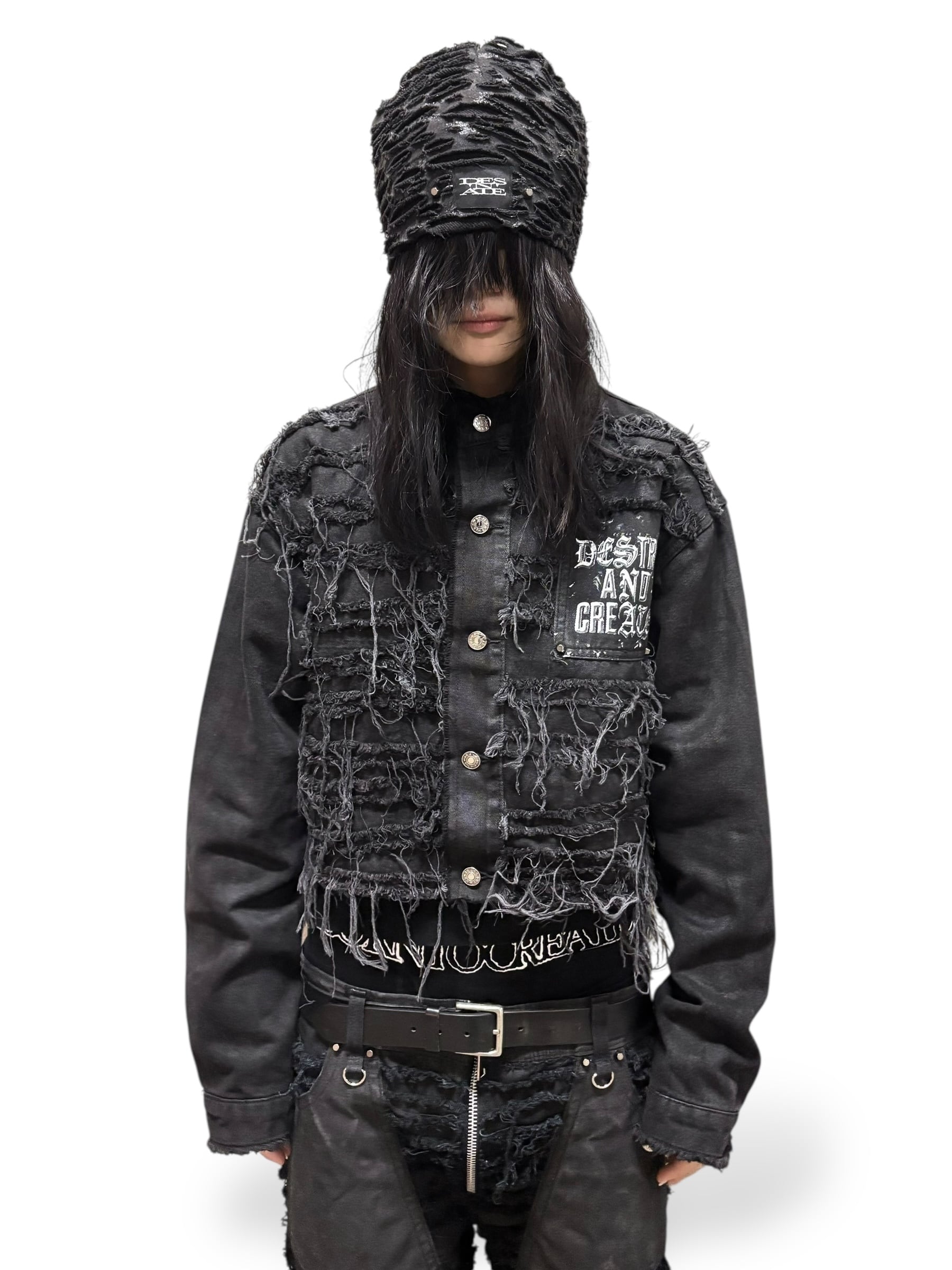 LOVE KILLER 】Killer cat destruction zip hoodie | OVERTURE WEB SHOP