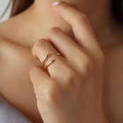 205R　リング/片耳用イヤーカフ2way