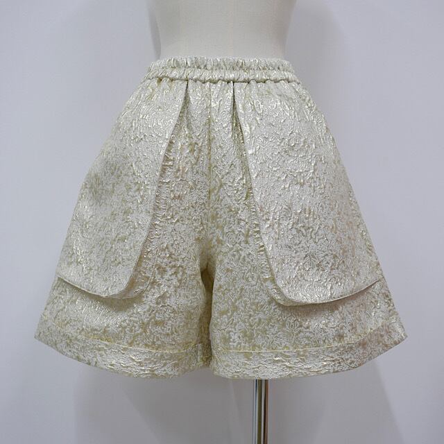 ジャガードショートパンツ(ゴールド) | LINKABLE 