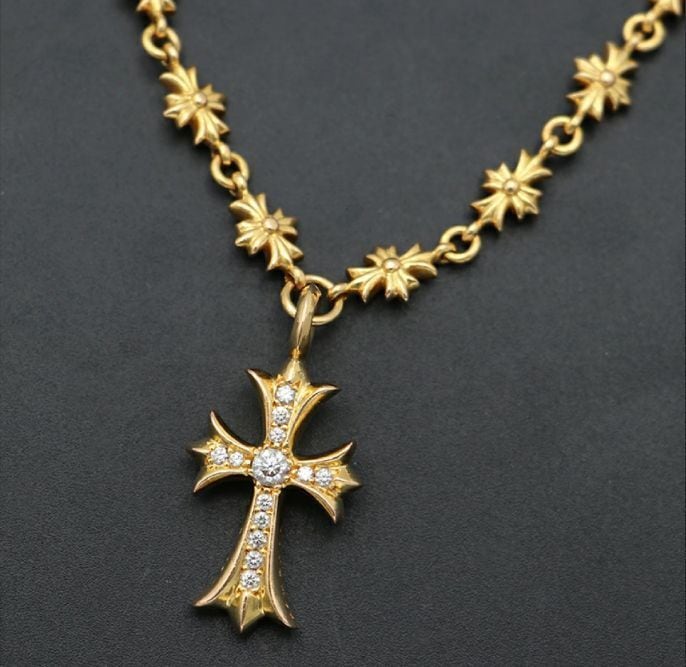 CHROME HEARTS クロムハーツ タイニーE CHプラス ネックレス