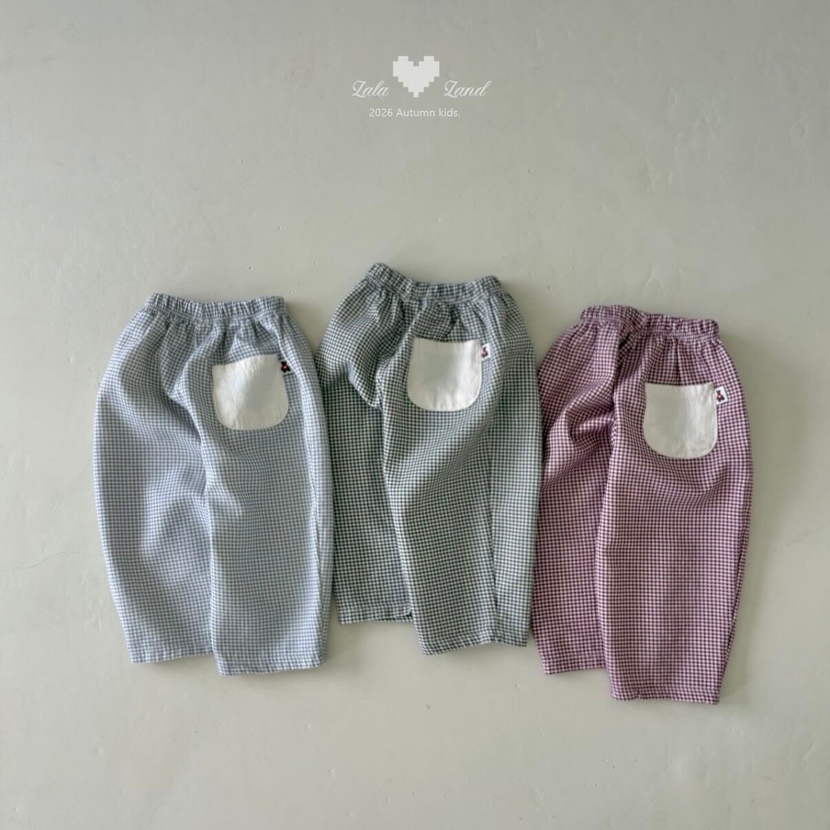 【予約】LALA LAND Ritz check pants