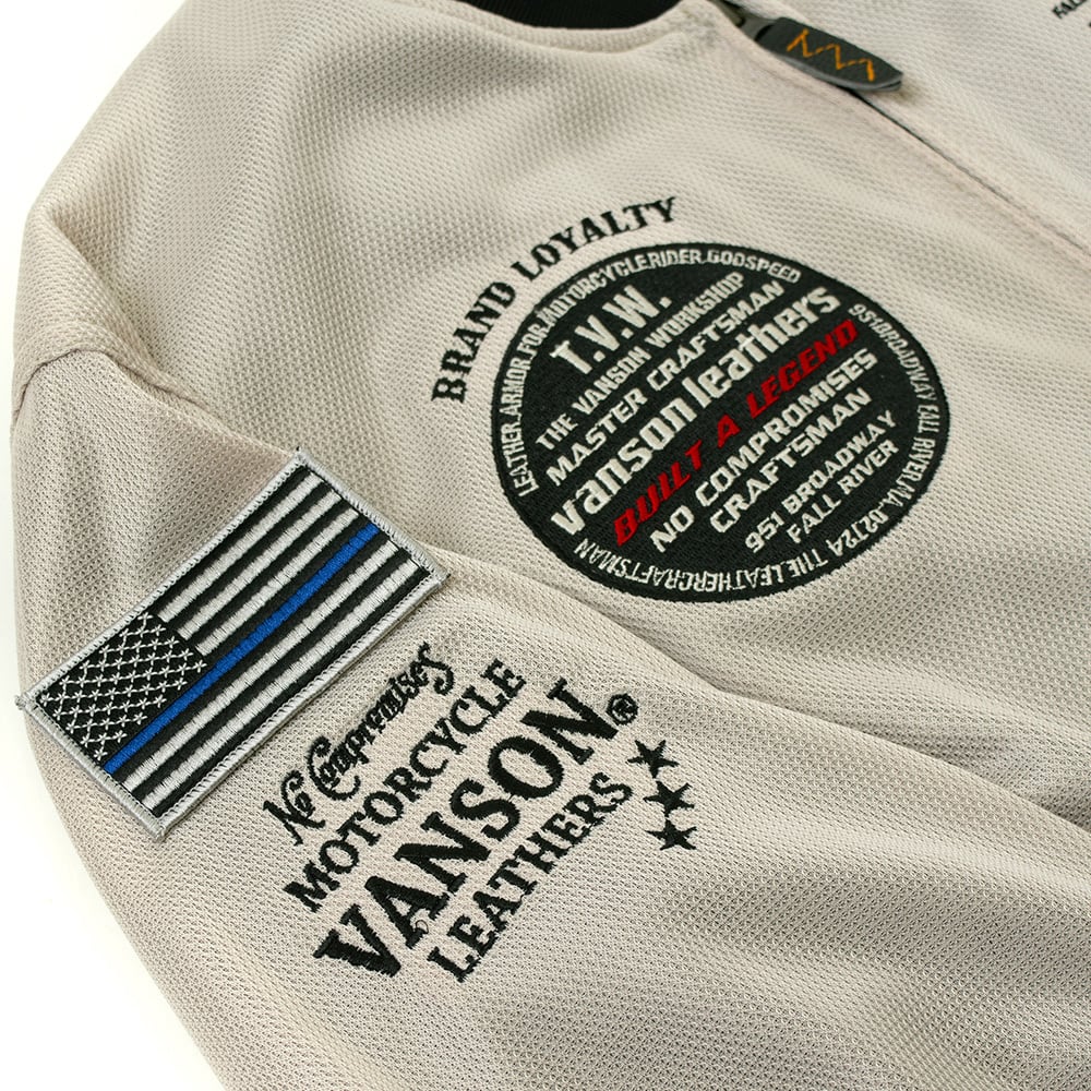 VSE26102S メッシュMA-1ジャケット | vansonleathers