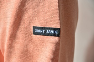 セントジェームス SAINT JAMES 無地ボートネックシャツ(OUESSANT)BOUGER【レターパックプラス可】