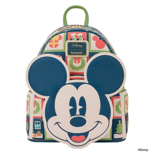 LF DISNEY MICKEY AND MINNIE HOLIDAY MINI BACKPACK_WDBK4267