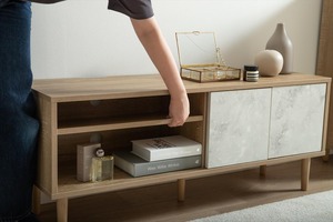 【幅110cm】Tas バイカラーテレビボード