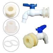 GYWHOOFT 1PCS 蛇口キット ボールバルブ 貯水タンク部品 PC蛇口 ボールバルブ 水道蛇口 水栓蛇口 蛇口 ホース めねじィング 水族館 水槽 浴槽 プール用