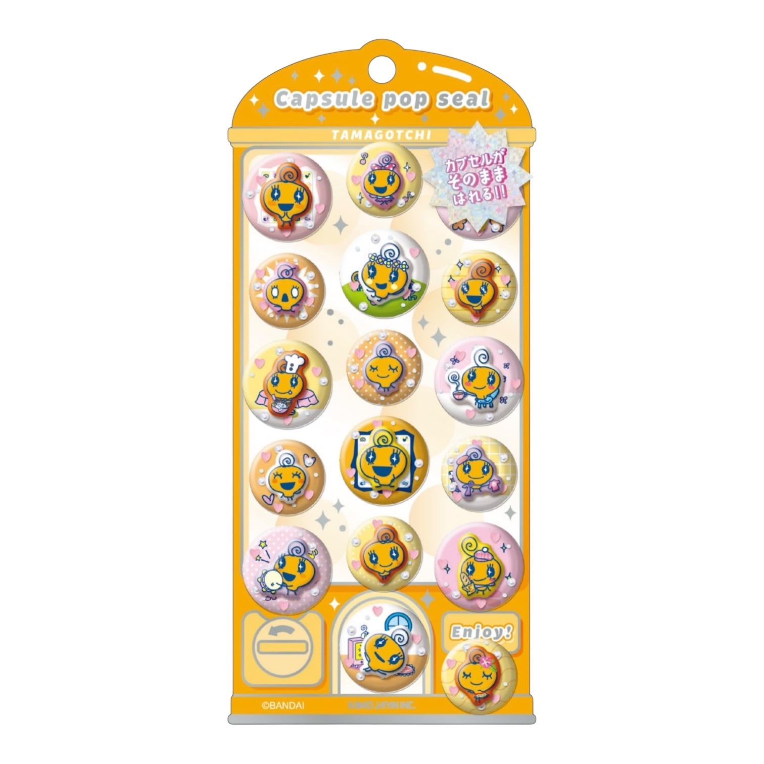 たまごっち カプセルポップシール capsule pop seal カミオジャパン