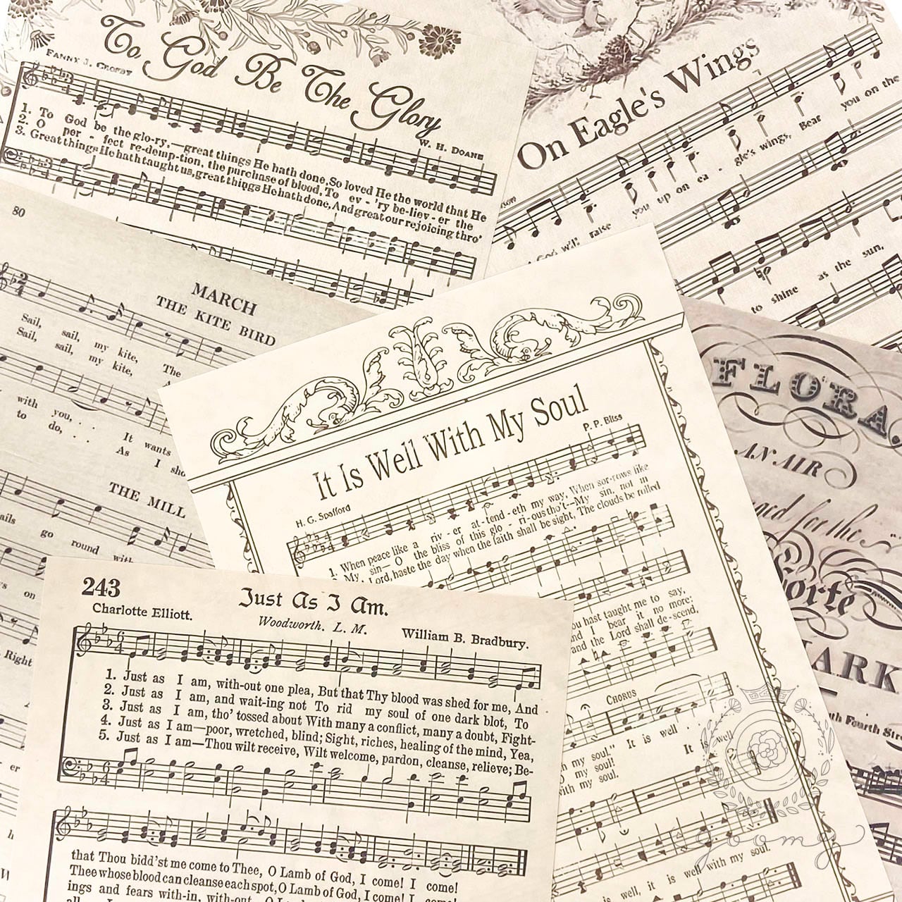 レトロデザインペーパー 3 <P411>