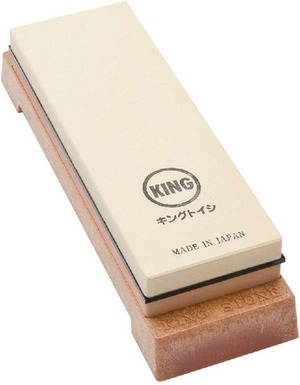 【 KW-65 (HT-65) 】ホームトイシ 粒度#1000/#6000 荒研ぎ/中研ぎ、 185X63X25mm   キング砥石